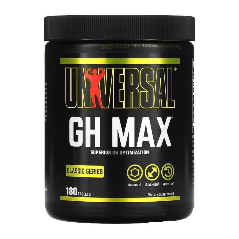 Бустер гормона роста Universal GH Max 180 капсул (01483-01) - фото 1 Бустер гормона роста Universal GH Max 180 капсул (01483-01) - фото 1