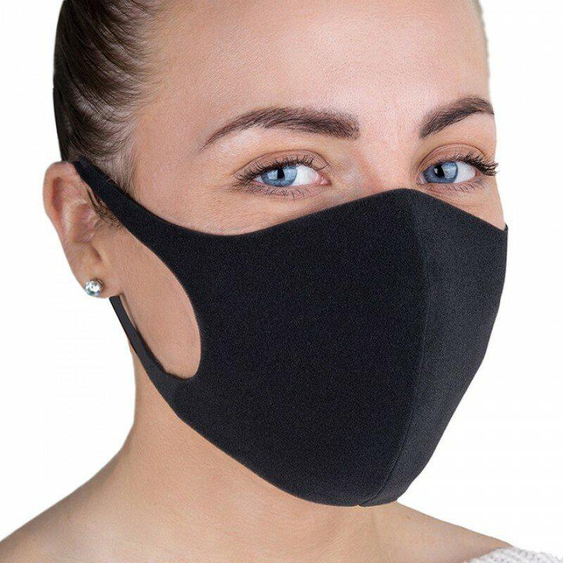 Защитная маска Pitta Mask Fashion в индивидуальной упаковке Черный - фото 5