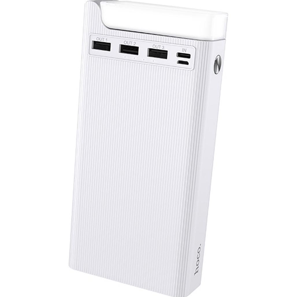 Зовнішній акумулятор Hoco J62 Jove Table Lamp 30000 mAh 10W White (724762)