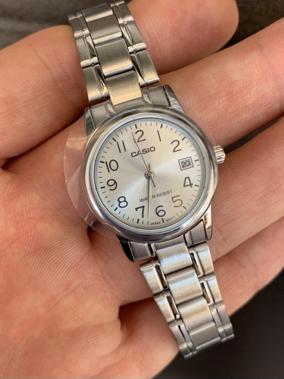 Наручные часы женские Casio LTP-V002D-7B Timeless Collection Lady Timeless Collection Серебряный (2895527108)