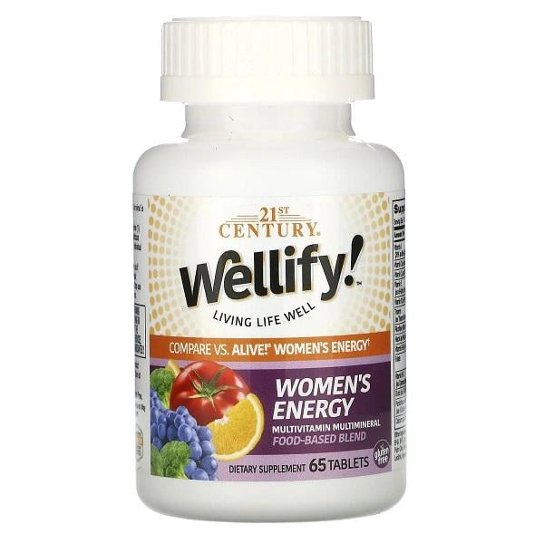 Витаминно-минеральный комплекс 21st Century Wellify! Women's Energy Multivitamin Multimineral 65 Tabs