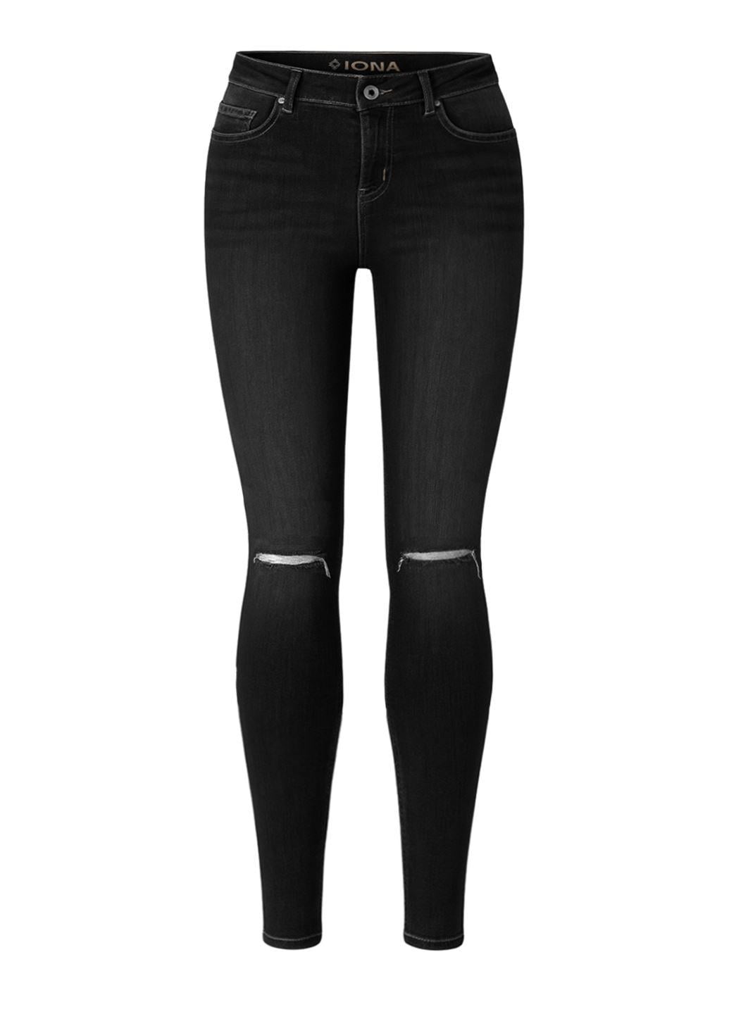 Джинсы женские Tom Tailor skinny с прорезями р. 31-32 Черный (TT000116-02)