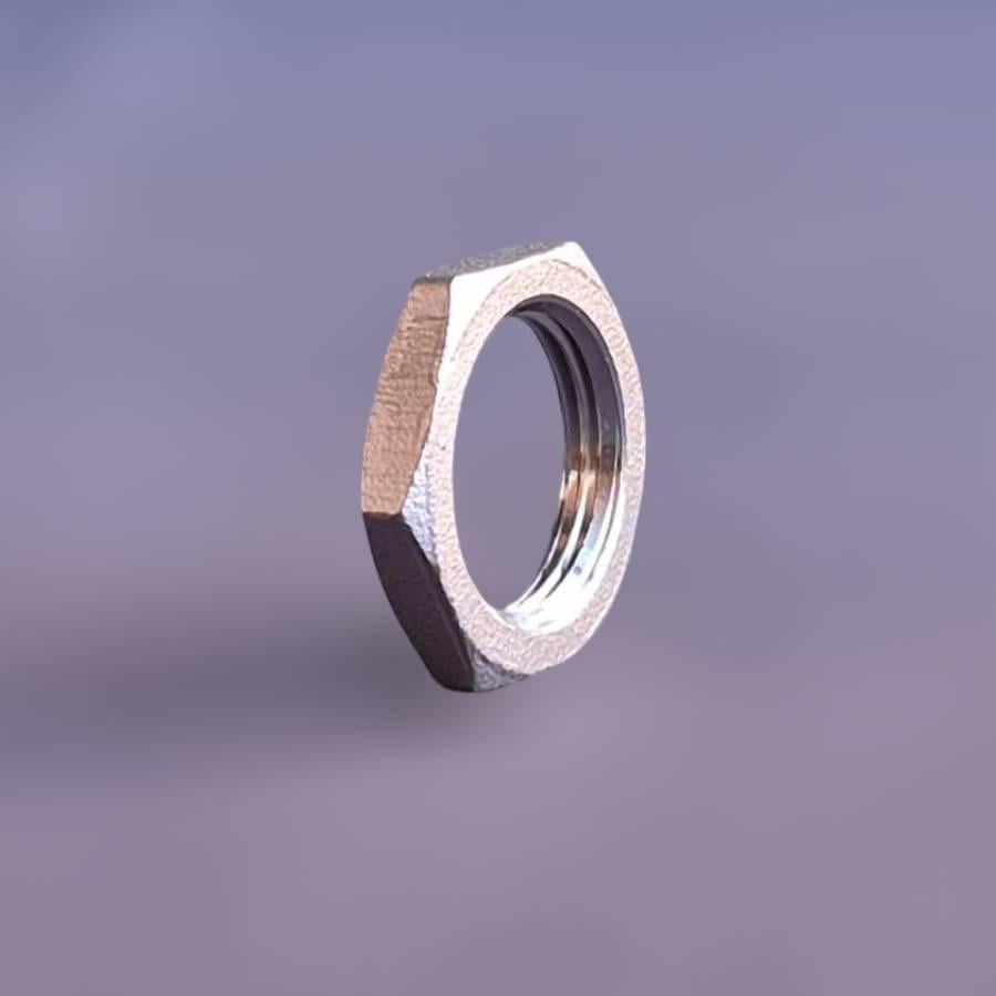 Контргайка шестигранна нержавіюча Ду20 3/4" н/ж сталь AISI304 різьблення BSPP DIN 431 ГОСТ 8969-75 - фото 4 Контргайка шестигранна нержавіюча Ду20 3/4" н/ж сталь AISI304 різьблення BSPP DIN 431 ГОСТ 8969-75 - фото 4