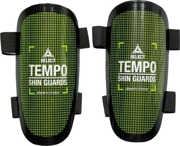 Щитки SELECT SHIN GUARD TEMPO v25 унісекс M до 170 см Чорний/Зелений (647840-141 M)