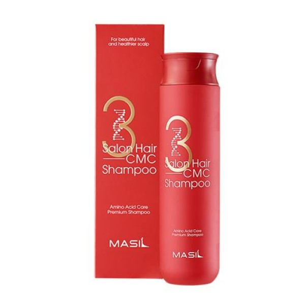 Шампунь Masil 3 Salon Hair Cmc Shampoo с аминокислотами глубоко увлажняет волосы 300 мл