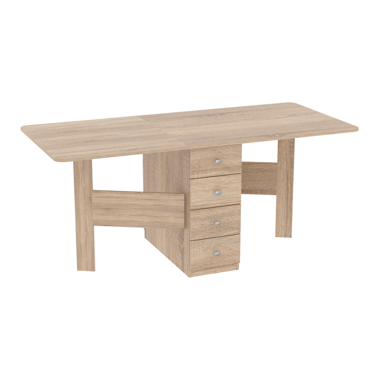 Стол-книга трансформер Kontinent СТ-4 212/1580х800х750 мм Белый (27415619)