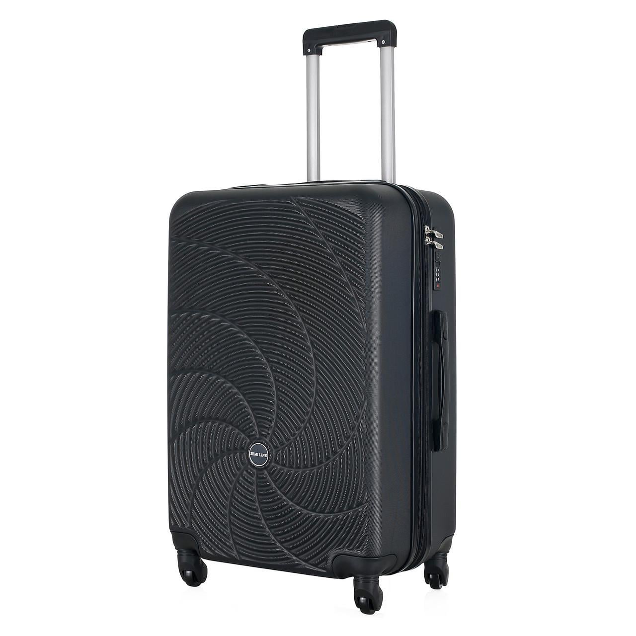 Чемодан SEMI LINE 24" M Black (T5925-2)