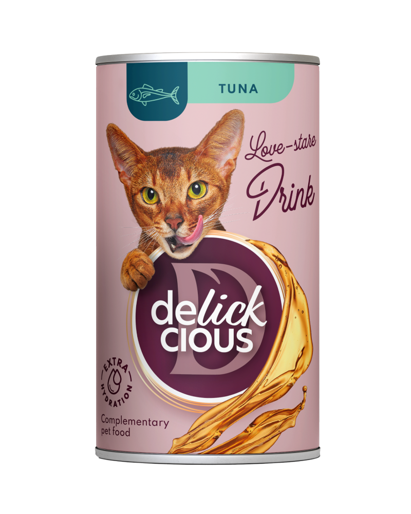 Напій-бульйон для котів DELICKCIOUS з тунцем 140 мл