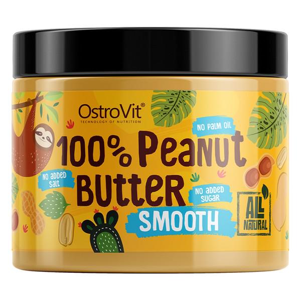 Арахисовая паста OstroVit Peanut Butter 100% Smooth 500 г