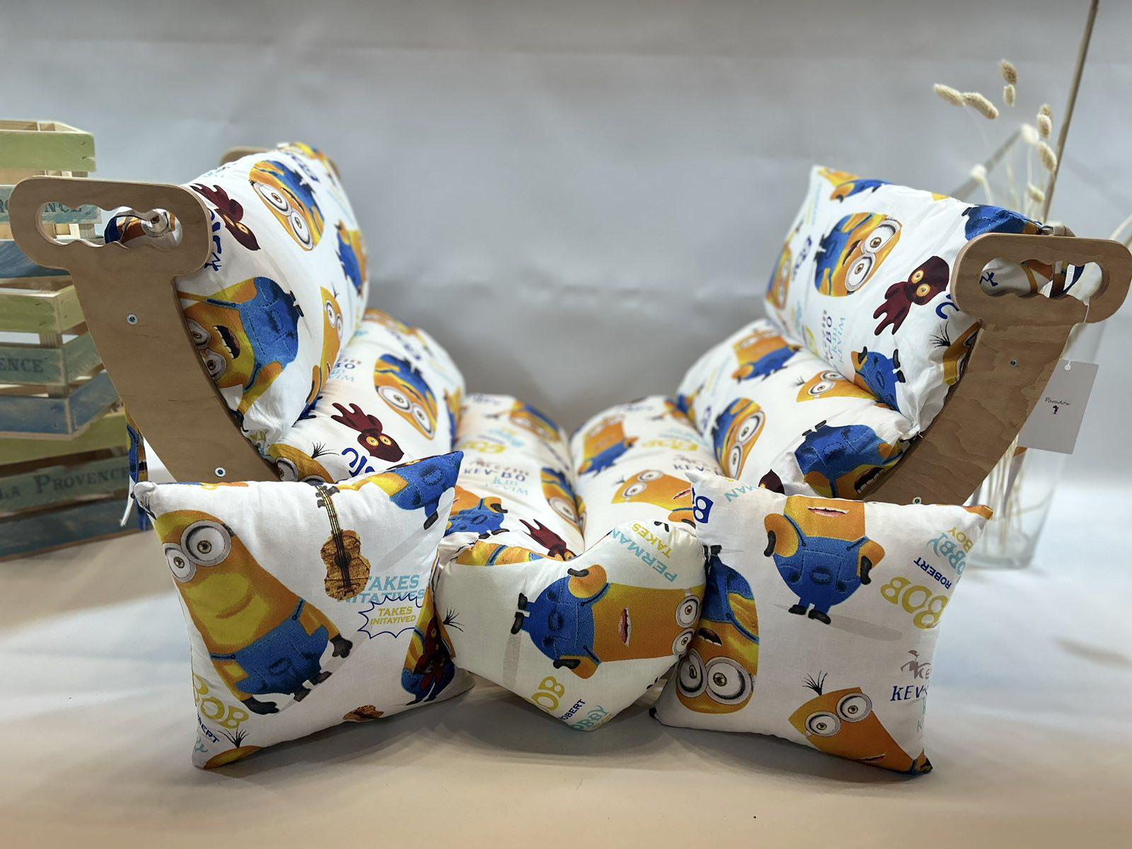 Детский тренажер с матрасом Paradox Арка Пиклер из натурального дерева (2901202345) - фото 1