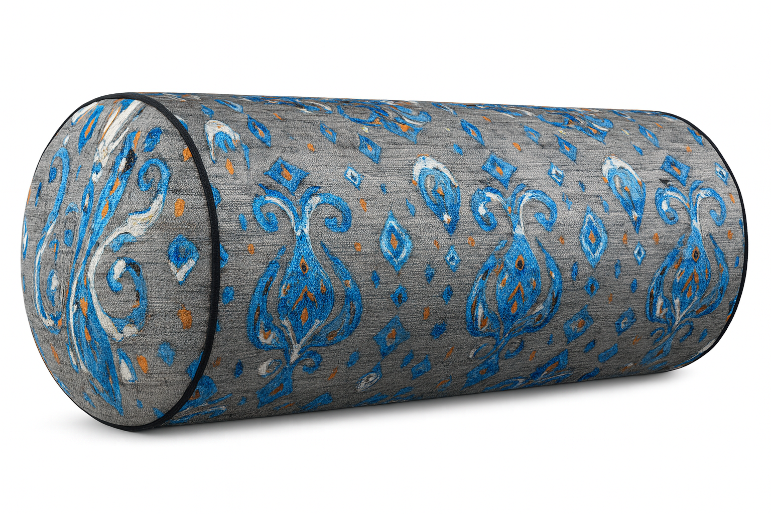 Подушка-валик Presentville этно орнамент Серо-голубой (PV ERA008)