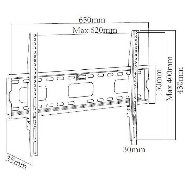 Кронштейн X-Digital Steel SF405 40-65'' 600х400 - фото 2