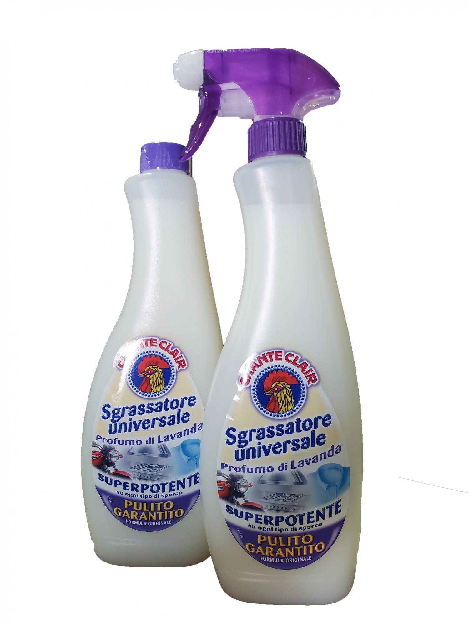 Обезжириватель универсальный с ароматом лаванды Chante Clair Sgrassatore 600 мл + запаска 600 мл (e0300006)