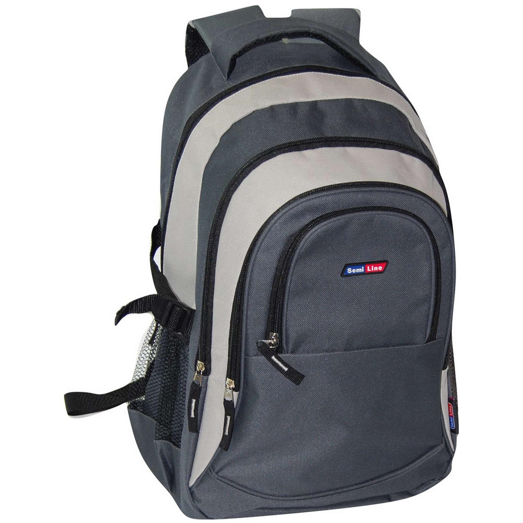Рюкзак міський Semi Line 35 Black/Grey (BSL117-1)