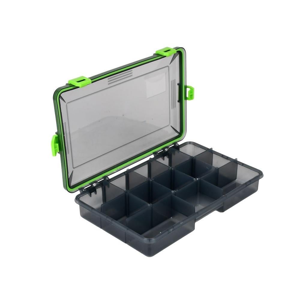 Коробка для рыболовных снастей Stenson пластик 28x18x5 см Black/Green (SF24227-G)