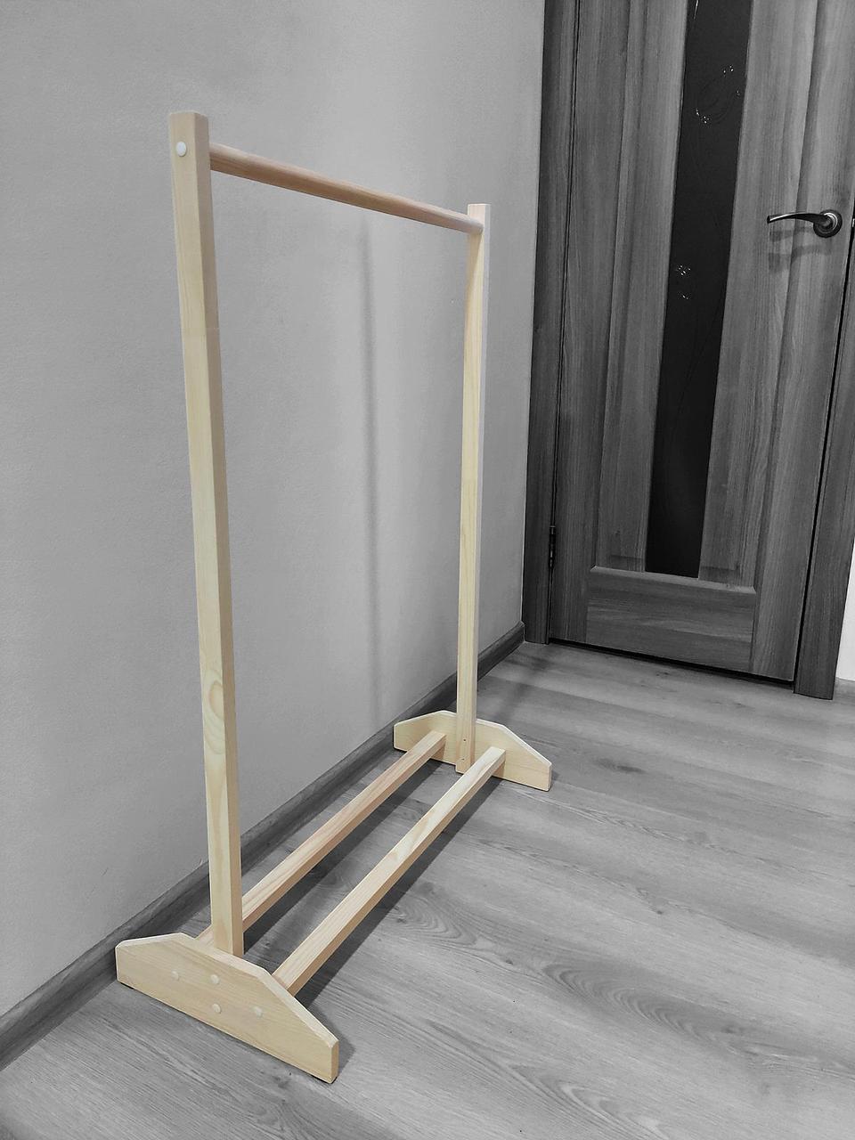 Стойка-вешалка для одежды детская напольная деревянная (2411859562) - фото 2 Стойка-вешалка для одежды детская напольная деревянная (2411859562) - фото 2