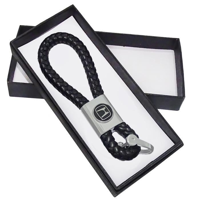 Брелок кожаный косичка Honda с подарочной коробкой (111436)