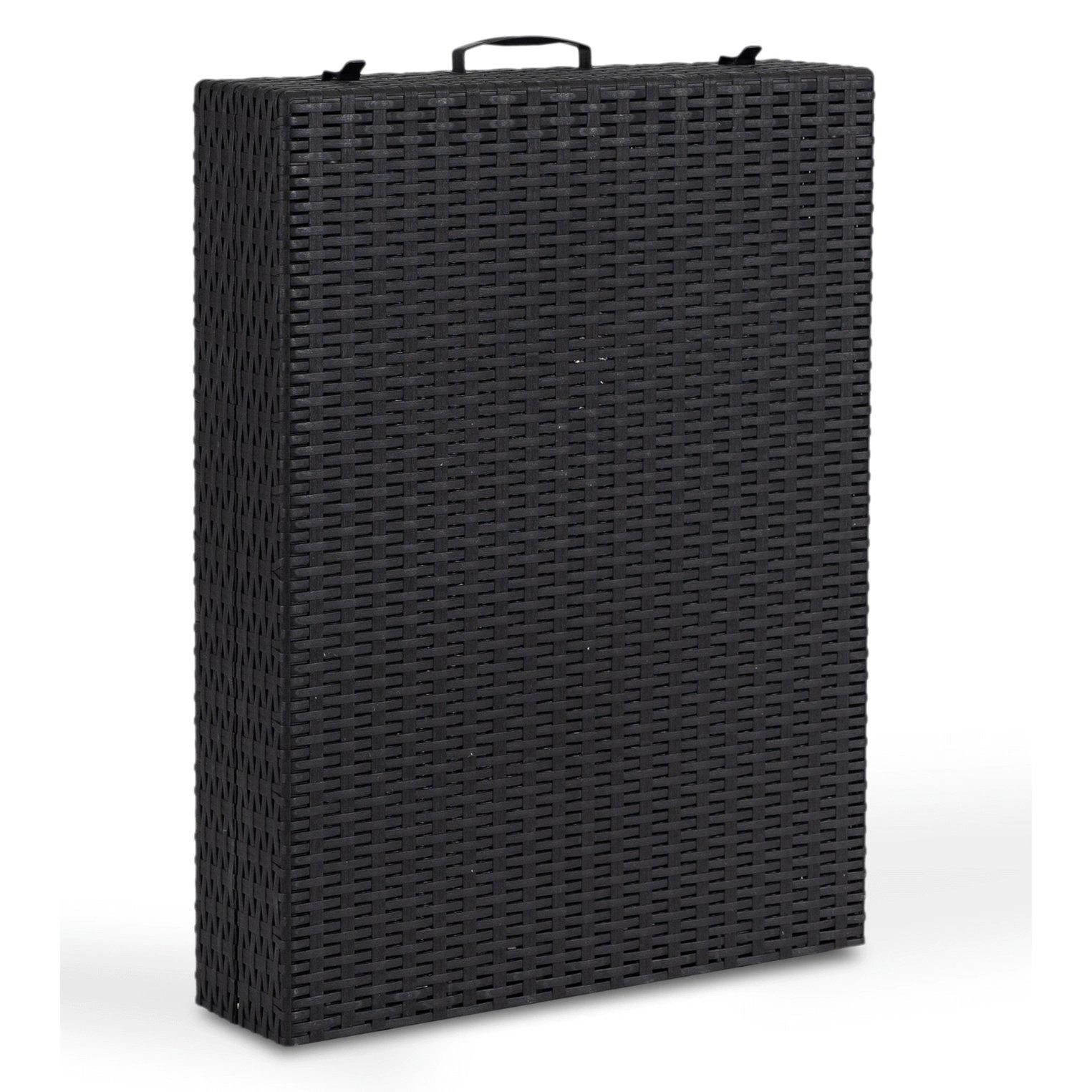 Шезлонг складной Mebel Elite LUIZJANA Черный (ME.LUIZJANA/CZ/P/T/OGR/LEZ) - фото 16