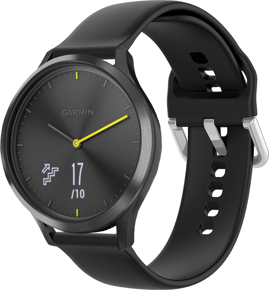 Ремінець Bart для Garmin Vivomove HR Black (20 мм) (21790) Ремінець Bart для Garmin Vivomove HR Black (20 мм) (21790)