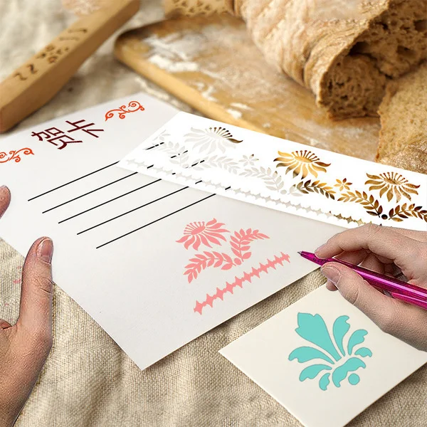 Трафареты для тортов 12 шт. (M00499) - фото 4 Трафареты для тортов 12 шт. (M00499) - фото 4