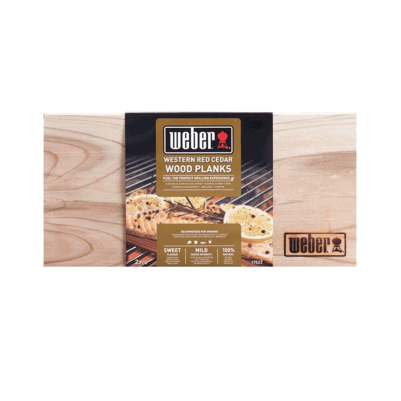Планки кедровые для копчения Weber 15х40 см 2 шт. (17831) - фото 2 Планки кедровые для копчения Weber 15х40 см 2 шт. (17831) - фото 2