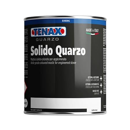 Клей поліефірний TENAX Solido Quarzo colorato Cement густий для склеювання/ремонту кварцу/агломерату 1 л Світло-сірий (000158-5)