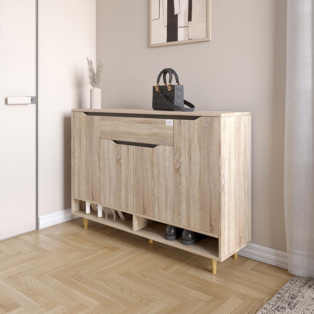 Тумба для обуви в прихожую Lion Салливан Тумба-2 Дуб сонома (Lion-041125) Тумба для обуви в прихожую Lion Салливан Тумба-2 Дуб сонома (Lion-041125)