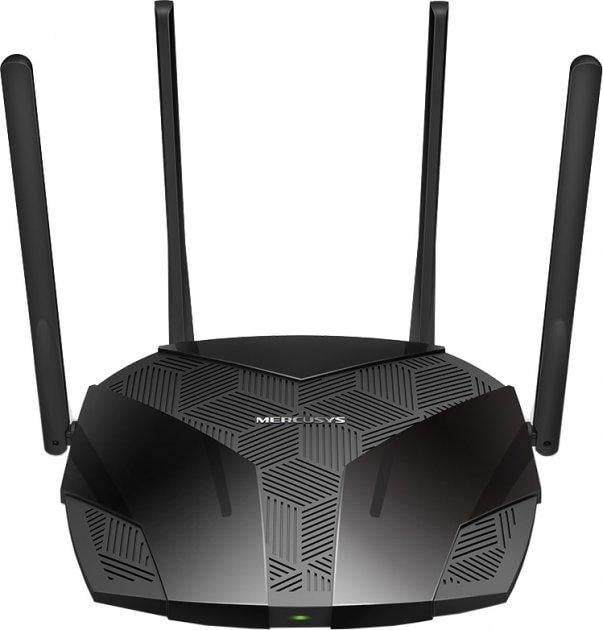 Роутер Mercusys MR80X Wi-Fi 802.11ax 2976Mb 3 LAN 10/100/1000Mb Wi-Fi 6