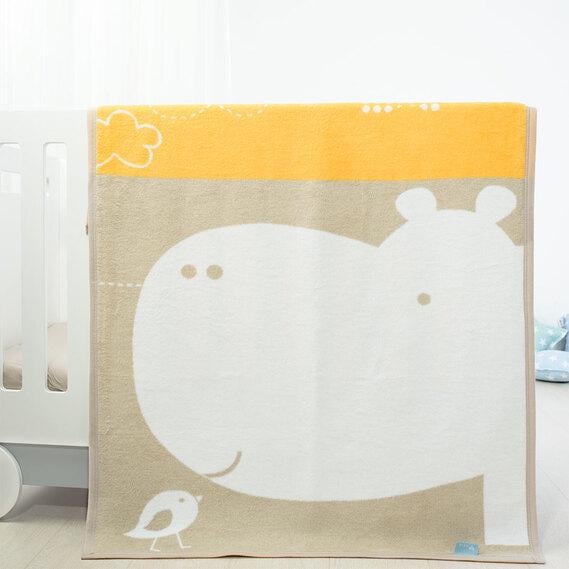 Плед дитячий Ideia Baby 90x120 см Бежевий (CN22462) - фото 1