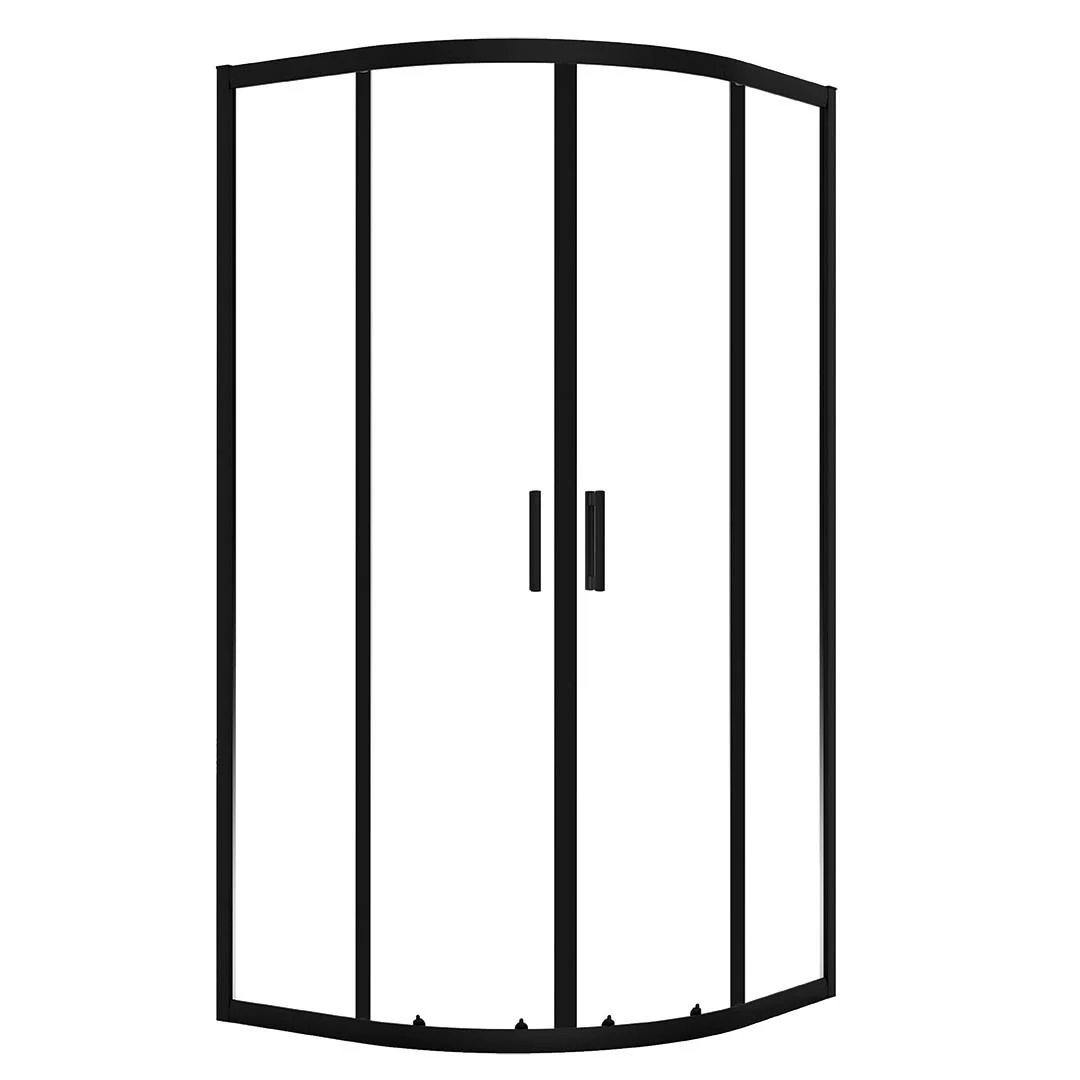 Душевая кабина DESNA полукруглая 90x90 см Black (JKD_796Z)