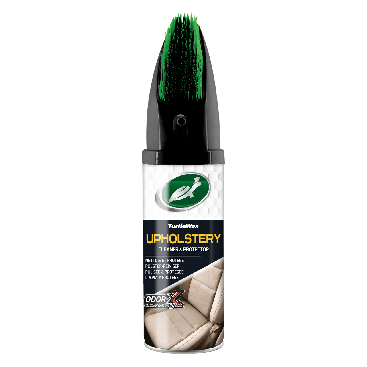 Очисник текстилю Odor-X зі щіткою Turtle Wax UPHOLSTERY 400 мл