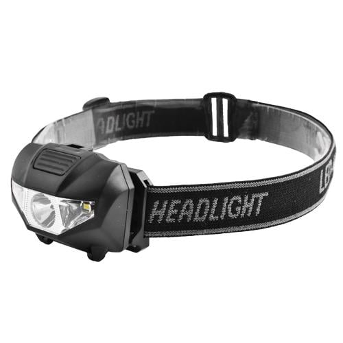 Ліхтар налобний 118/W03-SMD-2LED AAA Black