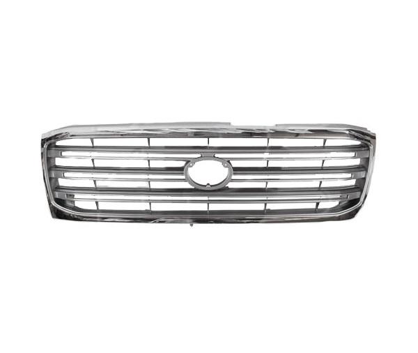 Решетка радиатора AVTM Toyota Land Cruiser 100 98-08 без эмблемы Хром (188136991)