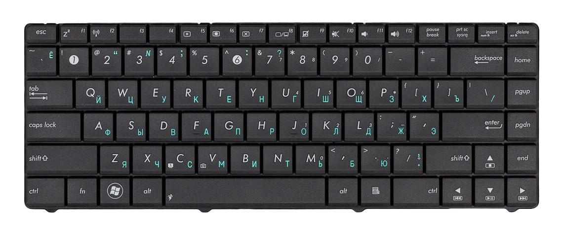 Клавиатура для ноутбука Asus N43/N43J/N43JF/N43JM/N43JQ Black