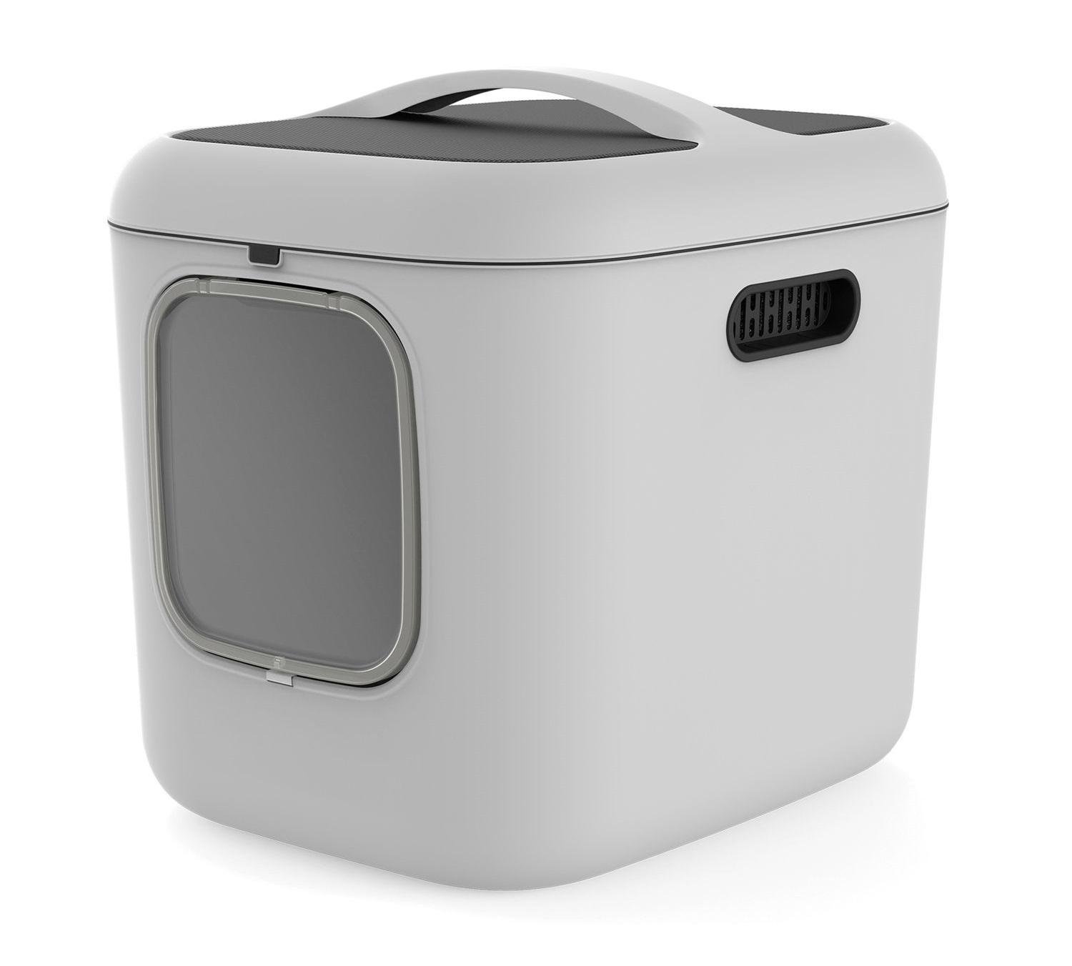 Лоток-туалет для кошек закрытый Rotho Biala XL Белый (40066)