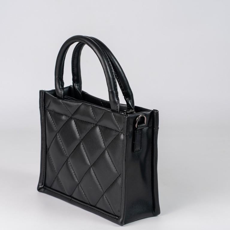 Сумка женская XENIA № 03-24 маленькая классическая из гладкой экокожи Черный - фото 3 Сумка женская XENIA № 03-24 маленькая классическая из гладкой экокожи Черный - фото 3