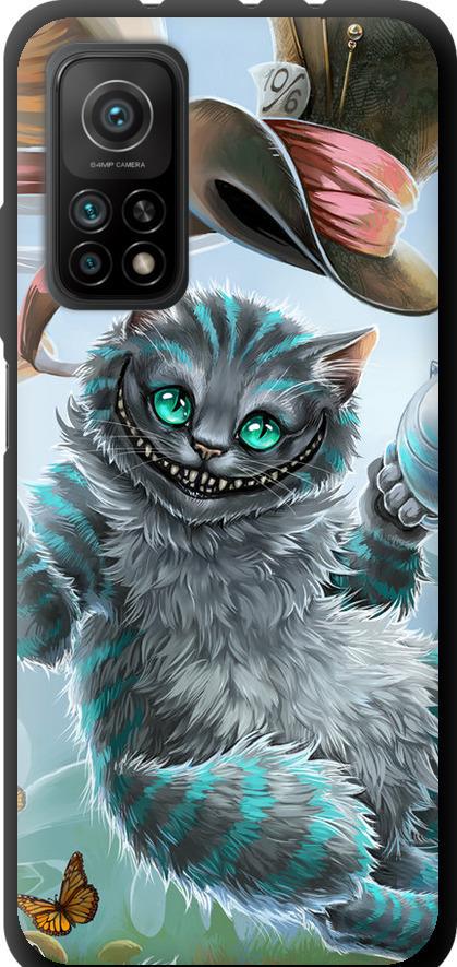 Чехол на Xiaomi Mi 10T Чеширский кот 2 (3993b-2096-42517)