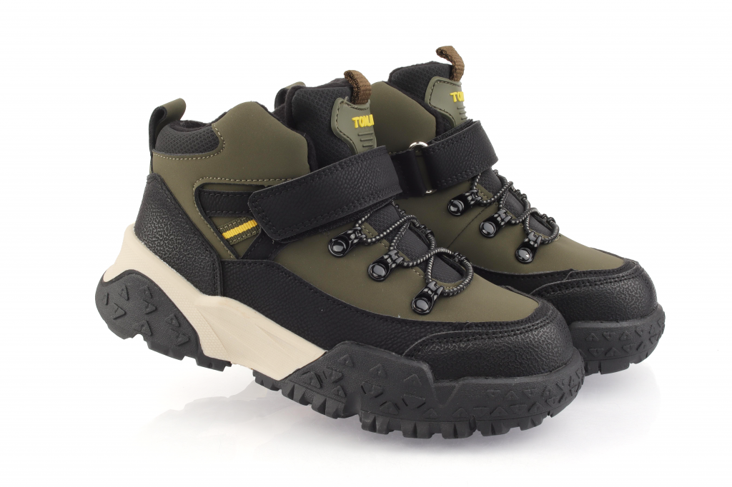 Осенние ботинки для мальчиков 11719 эко кожа р. 29 Хаки