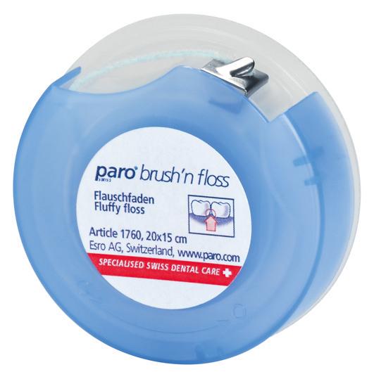 Зубная нить суперфлос paro® Brush'n Floss 20 шт. (454)