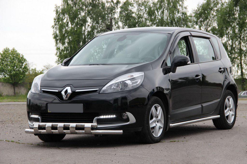 Передняя дуга ST015 CAN для Renault Scenic/Grand 2009-2016 гг. нержавеющая сталь Хром