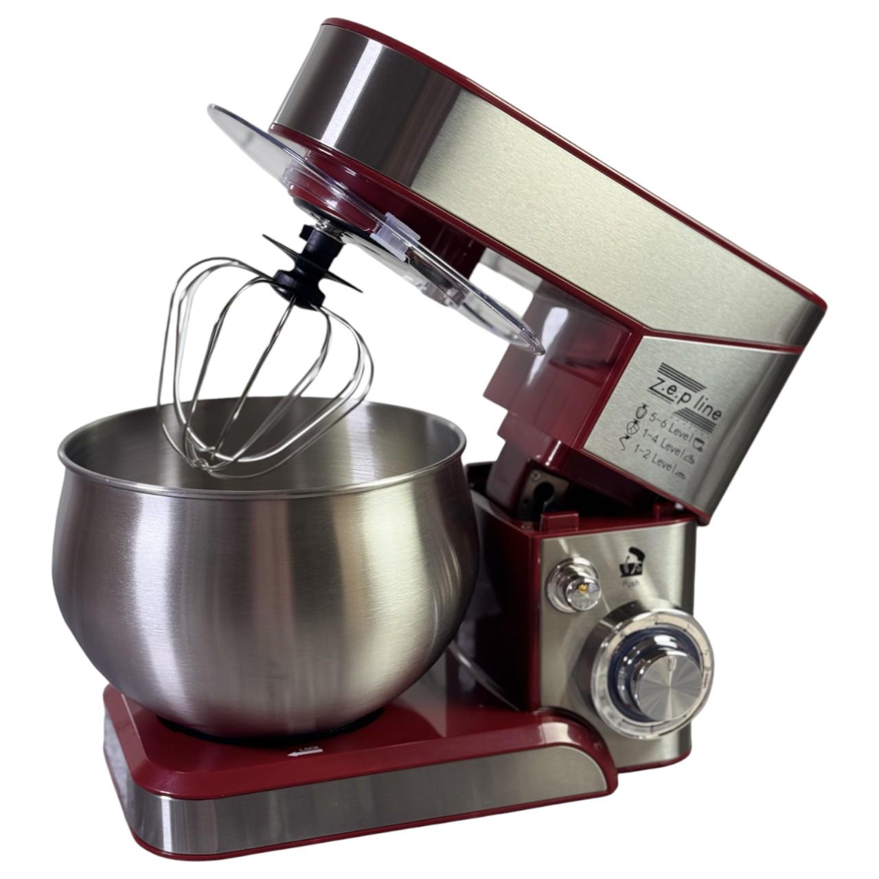 Тістоміс стаціонарний Zepline ZP-105 з комплектом насадок та захисною кришкою 3500 Вт 6 л (є193)