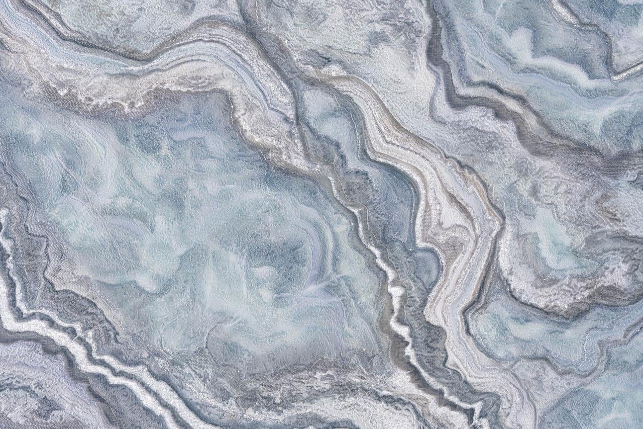 Обои флизелиновые LeGrand Platinum Течение 8775-04 Декор винил горячего тиснения 1,06х10,05 м Синий