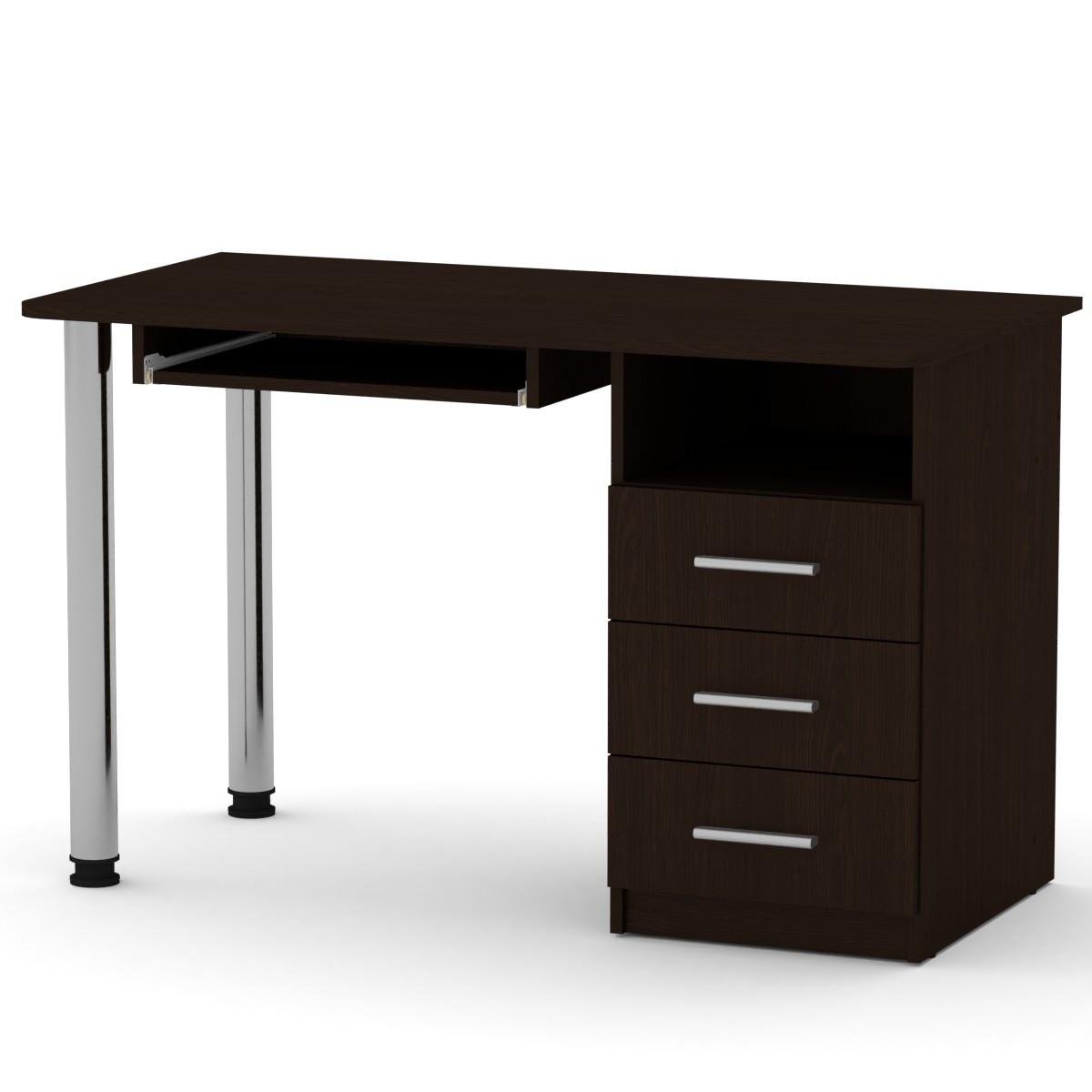 Письмовий стіл Компаніт СКМ-9 120х60х73,6 см Венге темний (26559466)