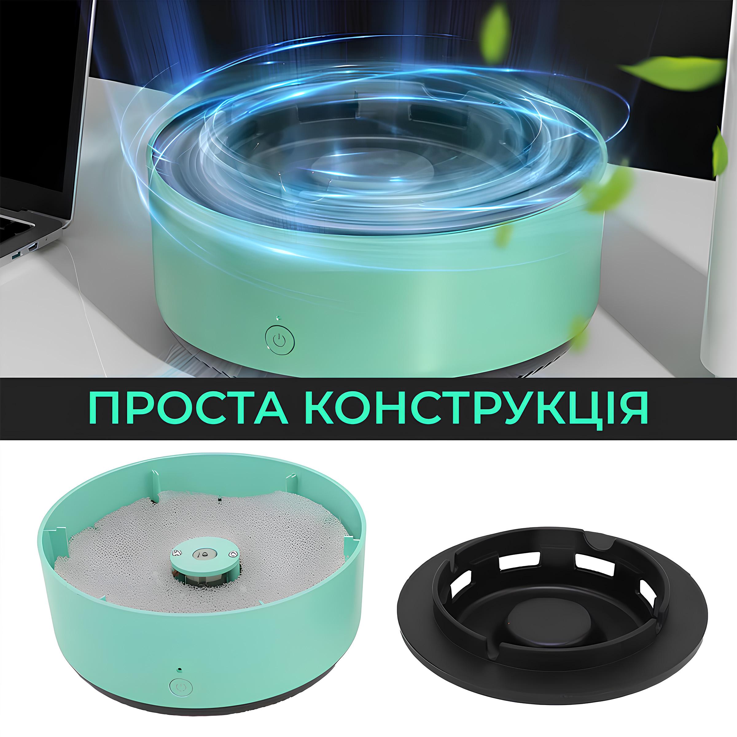 Попільничка смарт Kayfovo Smokeless Ashtra бездимна/самозагасаюча для стіків Зелений (29116) - фото 6 Попільничка смарт Kayfovo Smokeless Ashtra бездимна/самозагасаюча для стіків Зелений (29116) - фото 6