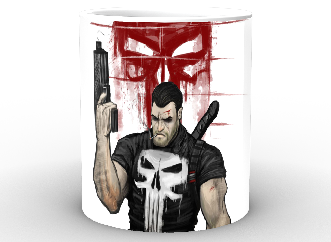 Чашка GeekLand Punisher минимализм 330 мл (PS.02.012)