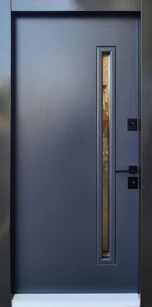 Дверь входная Straj PROOF Slim-S со стеклом 970x2040 мм Антрацит (25355203) - фото 2 Дверь входная Straj PROOF Slim-S со стеклом 970x2040 мм Антрацит (25355203) - фото 2