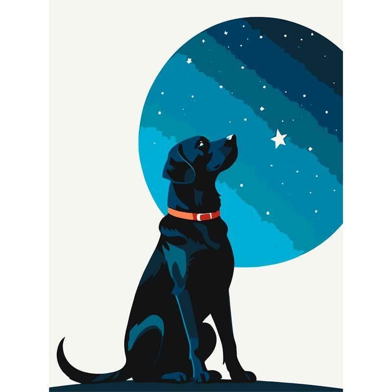 Картина по номерам ART CRAFT Звездный пес 30х40 см (11714-AC)