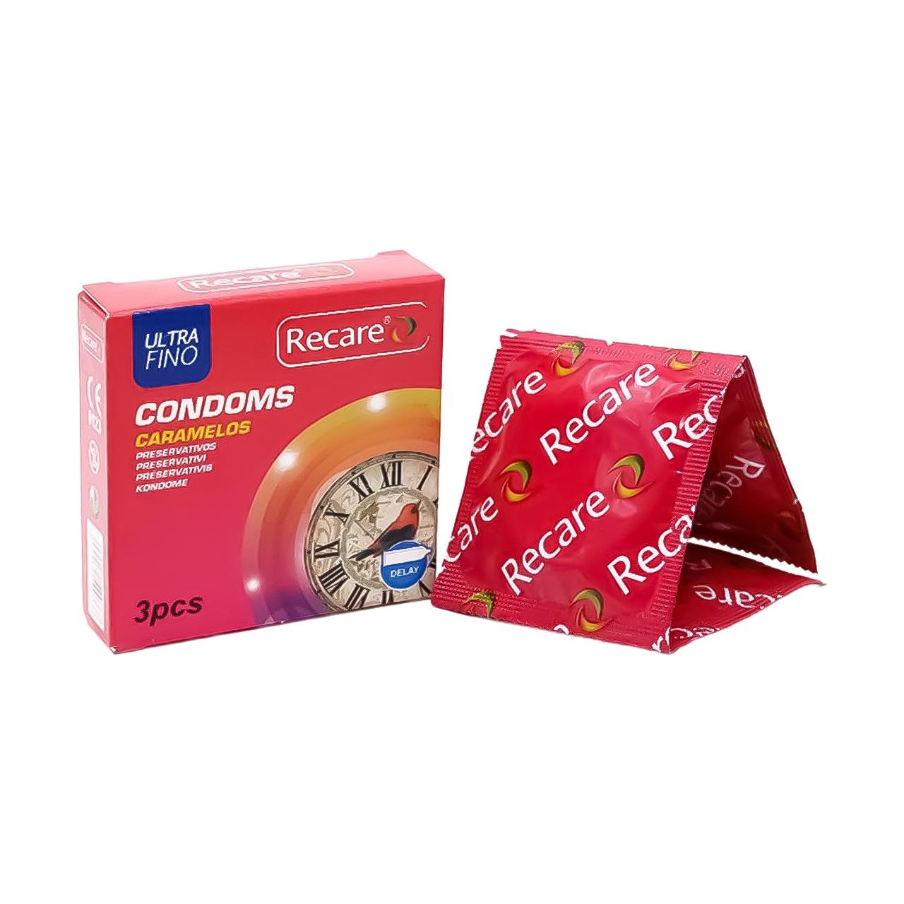 Презервативы ультратонкие Recare с пролонгирующим эффектом (27166982)