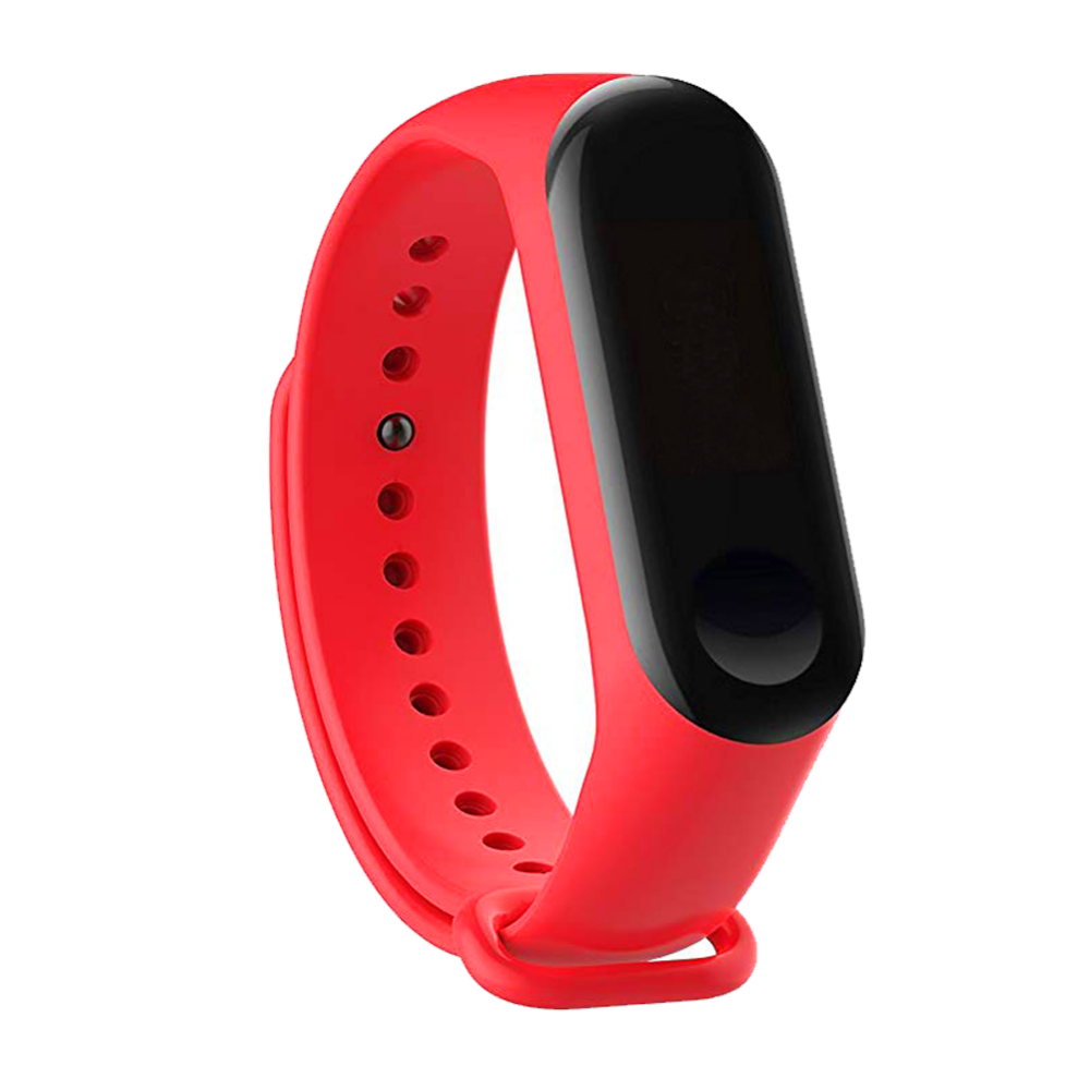 Силиконовый ремешок BeCover для Xiaomi Mi Band 3/4 Red (704648)