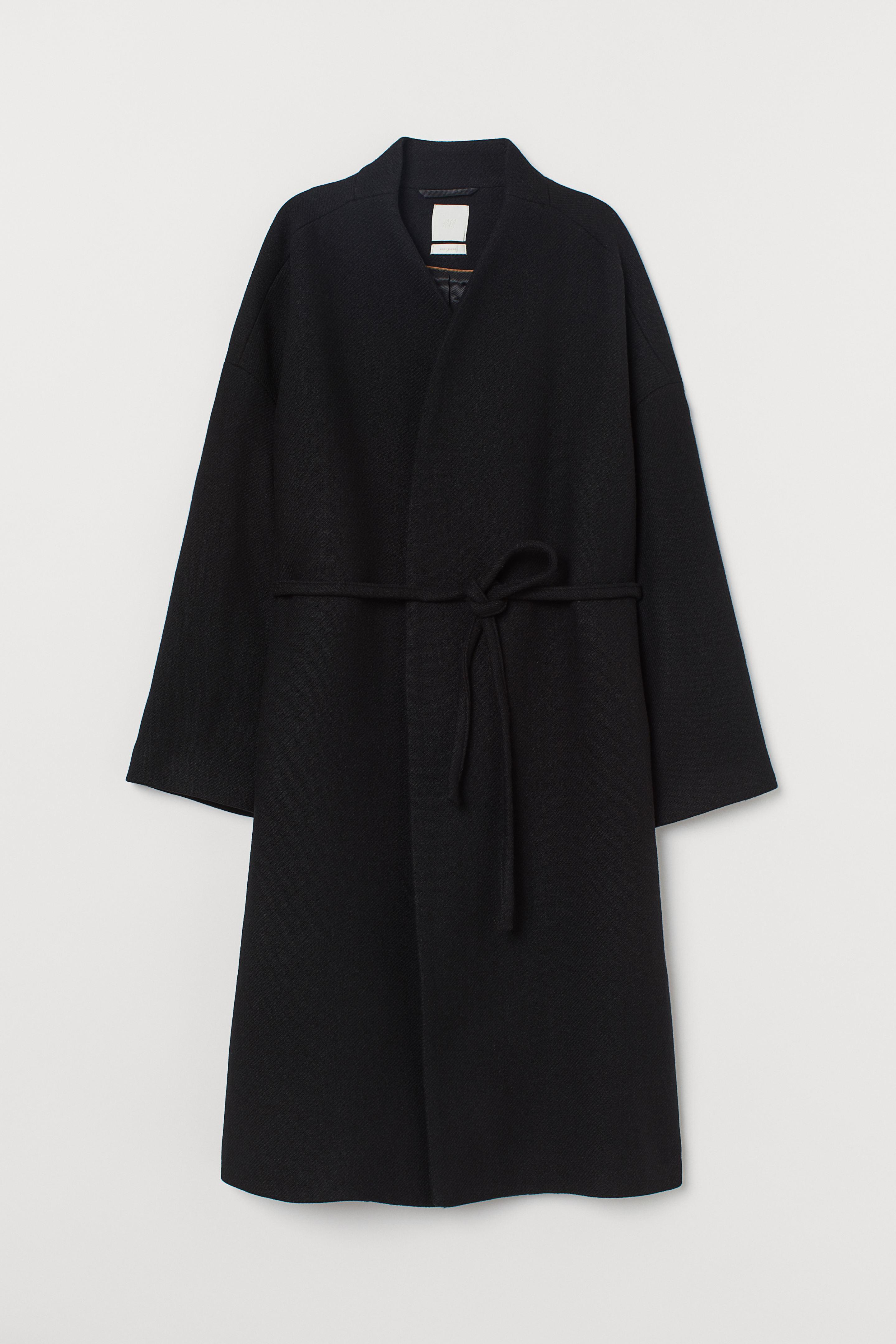 Пальто H&M р. M Черный (8291870) Пальто H&M р. M Черный (8291870)